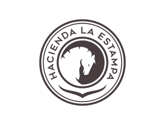 Hacienda la Estampa logo design by AisRafa