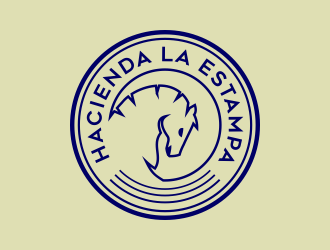Hacienda la Estampa logo design by AisRafa