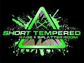 Short Tempered - Rage & Splatter Room logo design by Republik