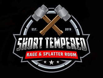 Short Tempered - Rage & Splatter Room logo design by Optimus