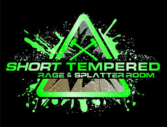 Short Tempered - Rage & Splatter Room logo design by Republik