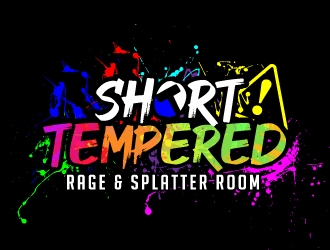 Short Tempered - Rage & Splatter Room logo design by jaize