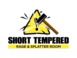 Short Tempered - Rage & Splatter Room logo design by iamjason
