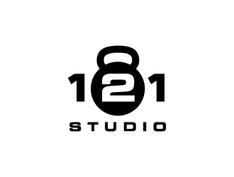 Studio 1 2 1  logo design by BrainStorming