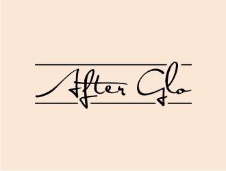 After Glo logo design by GemahRipah