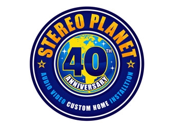 Stereo Planet logo design by DreamLogoDesign