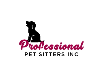 Professional Pet Sitters inc logo design by Mirza