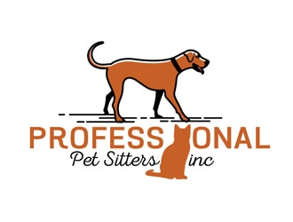 Professional Pet Sitters inc logo design by DreamLogoDesign