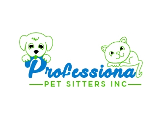 Professional Pet Sitters inc logo design by Mirza