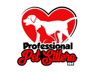 Professional Pet Sitters inc logo design by Suvendu