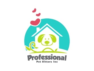Professional Pet Sitters inc logo design by AamirKhan