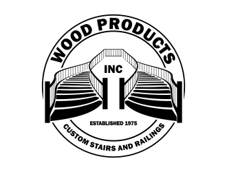 Wood Products, Inc. logo design by beejo
