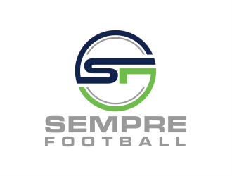 Sempre Football logo design by evdesign