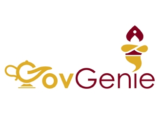 GovGenie or GovGenie.com logo design by MAXR