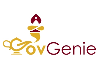 GovGenie or GovGenie.com logo design by MAXR