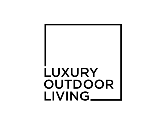 luxury outdoor living logo design by p0peye