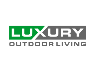 luxury outdoor living logo design by logitec