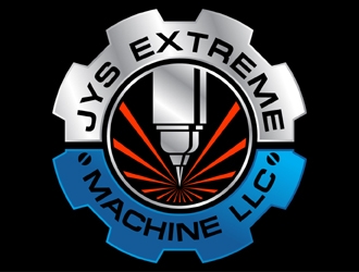 Jys extreme machine llc logo design by MAXR
