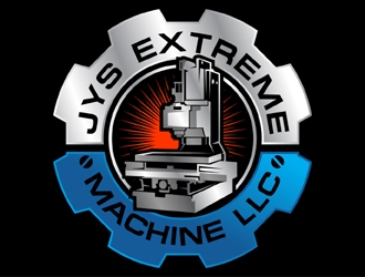 Jys extreme machine llc logo design by MAXR