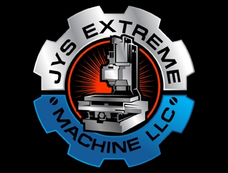 Jys extreme machine llc logo design by MAXR