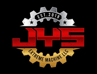 Jys extreme machine llc logo design by DreamLogoDesign