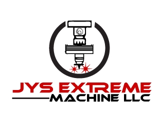 Jys extreme machine llc logo design by AamirKhan