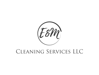 E&M Cleaning Services LLC logo design by diki