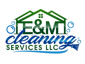E&M Cleaning Services LLC logo design by DreamLogoDesign