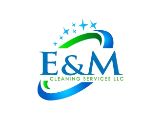 E&M Cleaning Services LLC logo design by Marianne