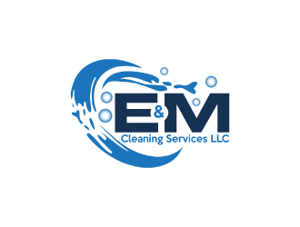 E&M Cleaning Services LLC logo design by nona