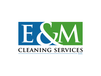 E&M Cleaning Services LLC logo design by lexipej