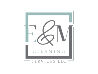 E&M Cleaning Services LLC logo design by REDCROW