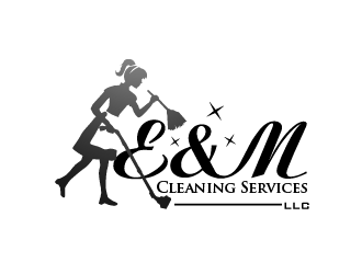 E&M Cleaning Services LLC logo design by THOR_