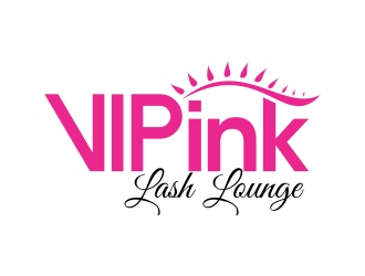 VIPink Lash Lounge logo design by cikiyunn