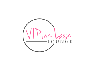 VIPink Lash Lounge logo design by logitec