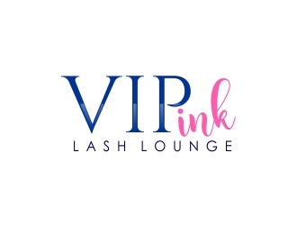 VIPink Lash Lounge logo design by MRANTASI