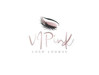 VIPink Lash Lounge logo design by designstarla