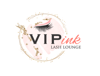 VIPink Lash Lounge logo design by ProfessionalRoy