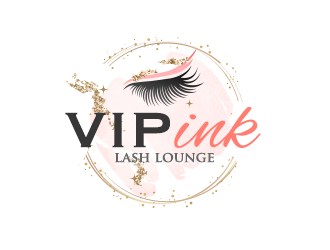 VIPink Lash Lounge logo design by ProfessionalRoy