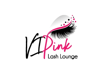 VIPink Lash Lounge logo design by LogOExperT