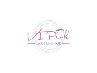 VIPink Lash Lounge logo design by RIANW