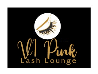 VIPink Lash Lounge logo design by AamirKhan