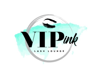 VIPink Lash Lounge logo design by harrysvellas