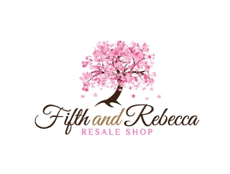 Fifth and Rebecca   (the Resale Shop) (Resale Shop) logo design by Marianne