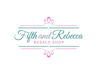 Fifth and Rebecca   (the Resale Shop) (Resale Shop) logo design by Marianne