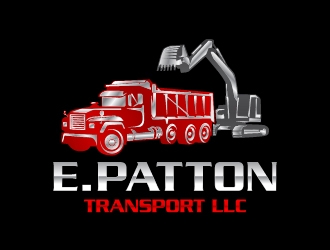 E. Patton transport llc logo design by sakarep