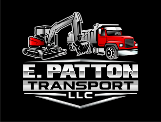 E. Patton transport llc logo design by haze