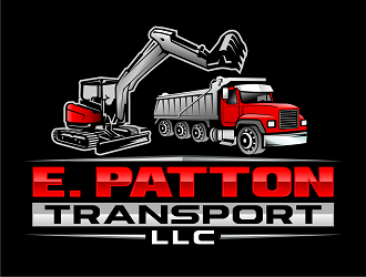 E. Patton transport llc logo design by haze