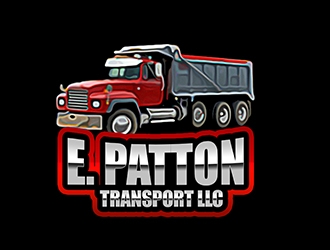 E. Patton transport llc logo design by XyloParadise