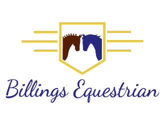 Billings Equestrian logo design by MonkDesign